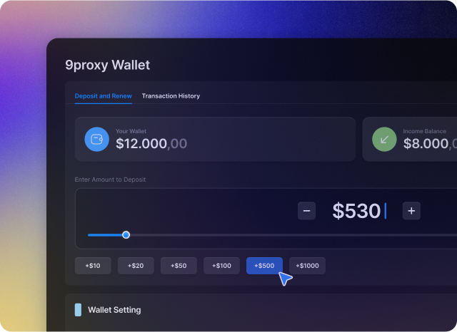 9Proxy Wallet